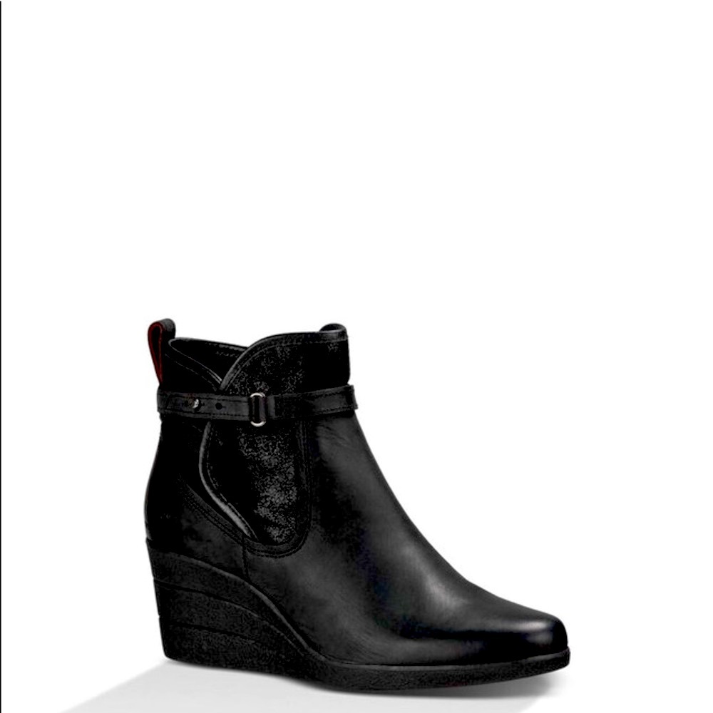 UGG Waterproof Wedge Booties 6